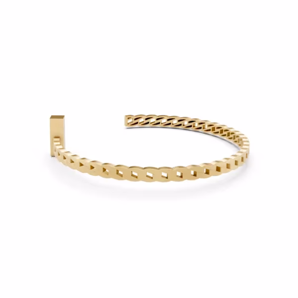 Geometric Chain Bangle