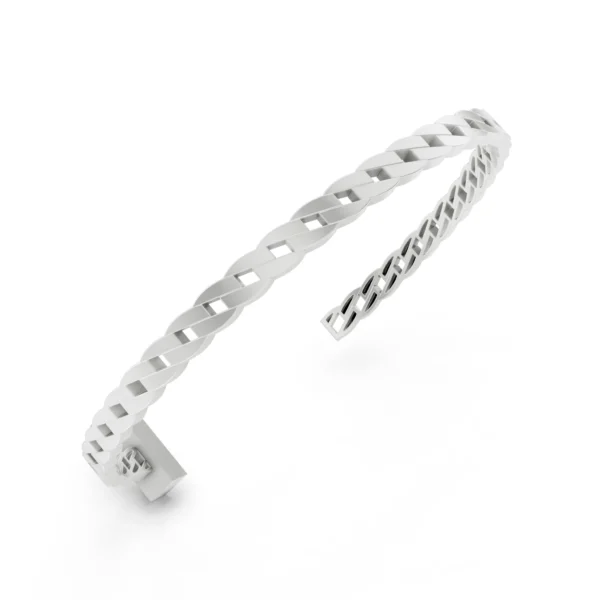 Geometric Chain Bangle