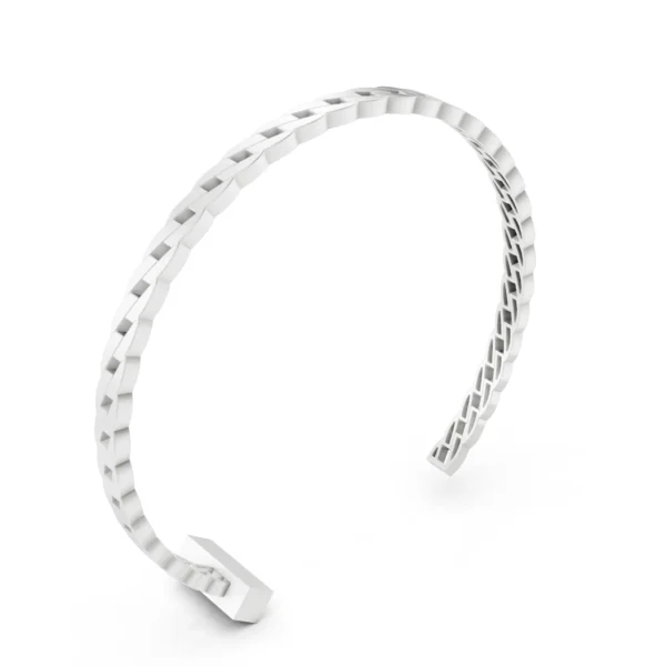Geometric Chain Bangle