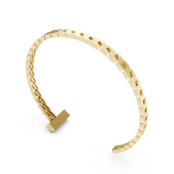Geometric Chain Bangle