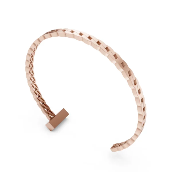 Geometric Chain Bangle