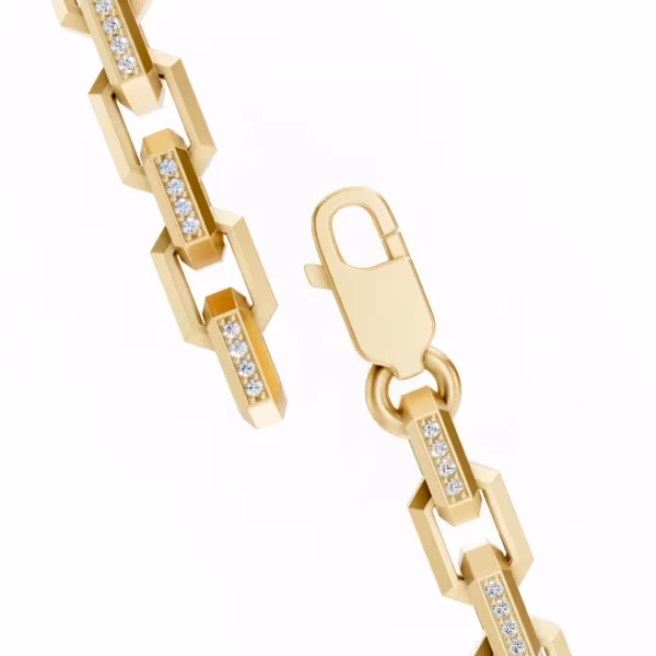 Hexagon Link Bracelet