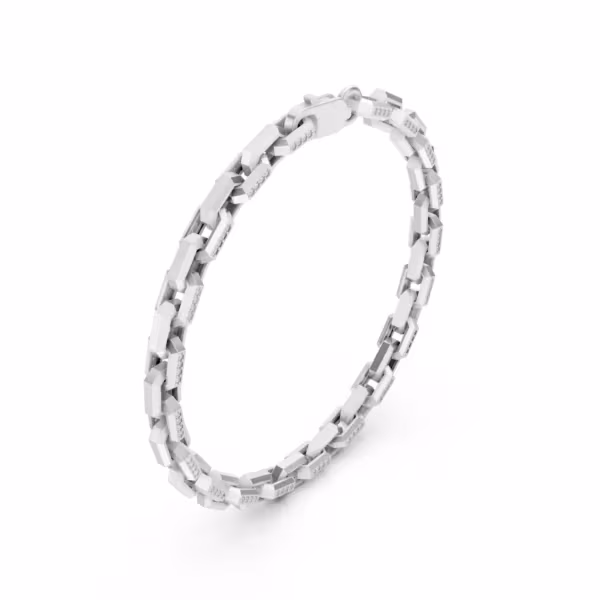 Hexagon Link Bracelet