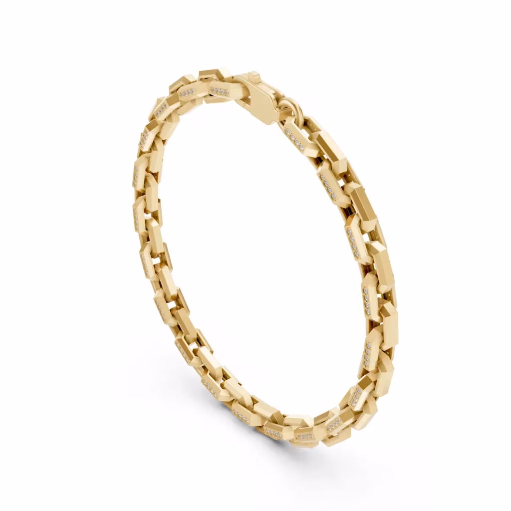 Hexagon Link Bracelet