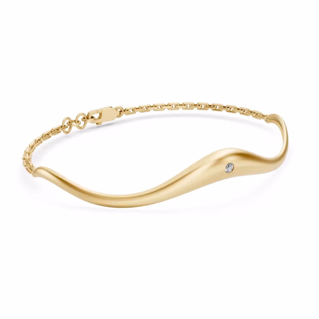 Modern Wave Bracelet