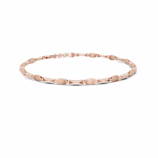 Double Strand Bracelet in rose gold