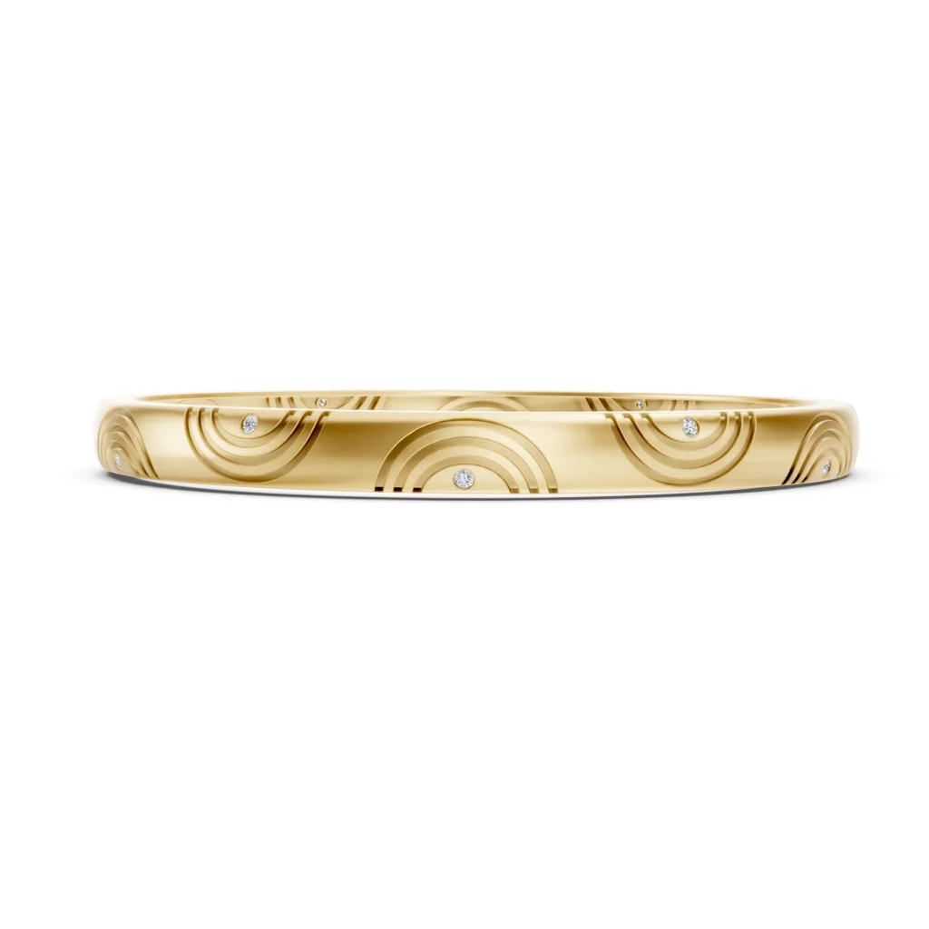Engraved Arches Bracelet