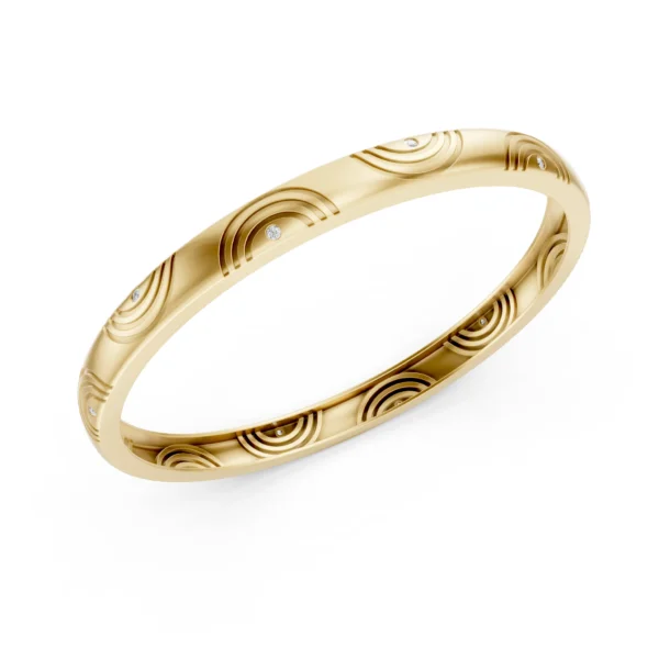 Engraved Arches Bracelet
