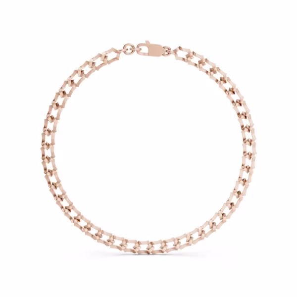 Star Link Bracelet in rose gold
