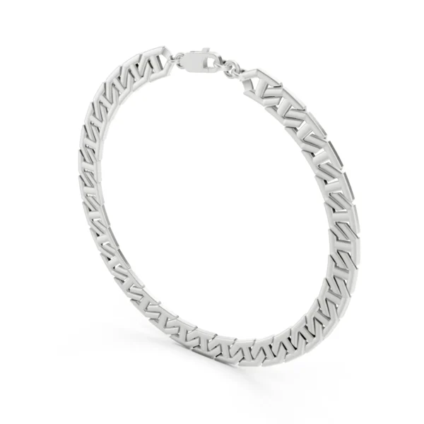 King Chain in white gold