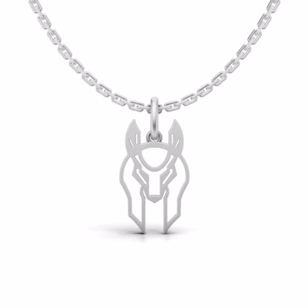 gold Anubis pendant