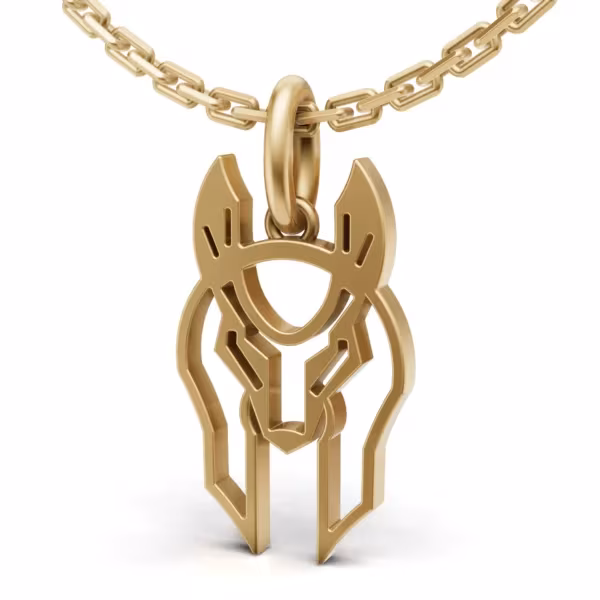 gold Anubis pendant