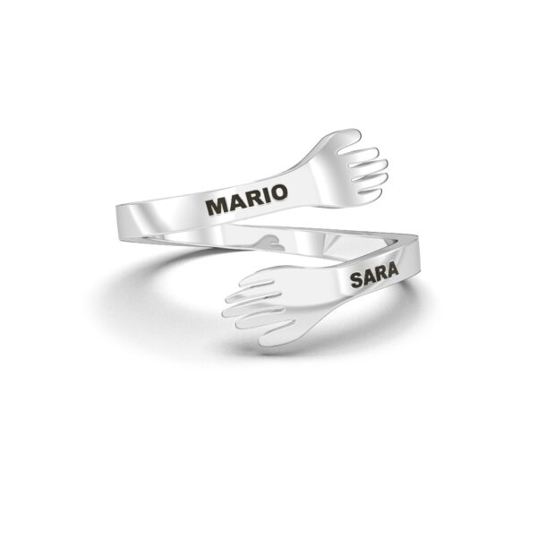 Personalized Hug Ring