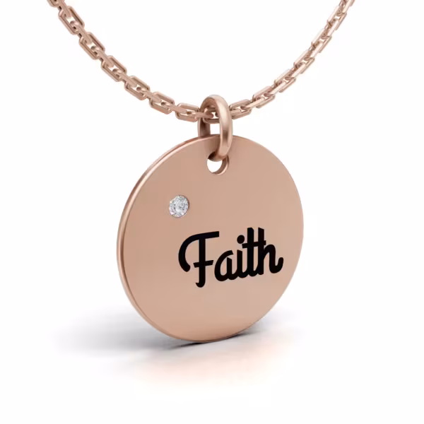 Faith Disc Pendant