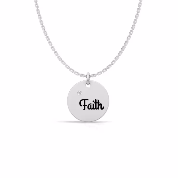 Faith Disc Pendant