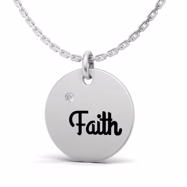 Faith Disc Pendant