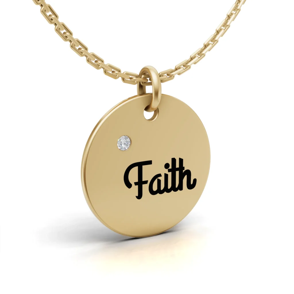 Faith Disc Pendant