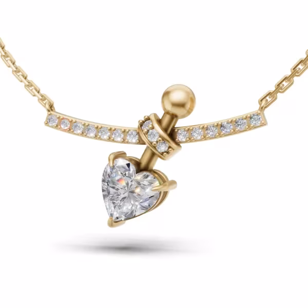 Heart Arrow Pendant
