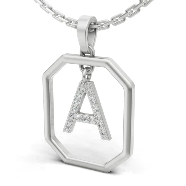 Personalized Geometric Pendant