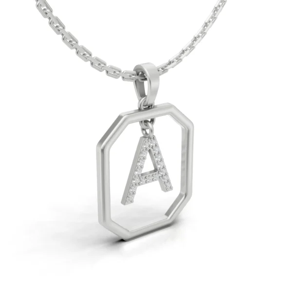 Personalized Geometric Pendant