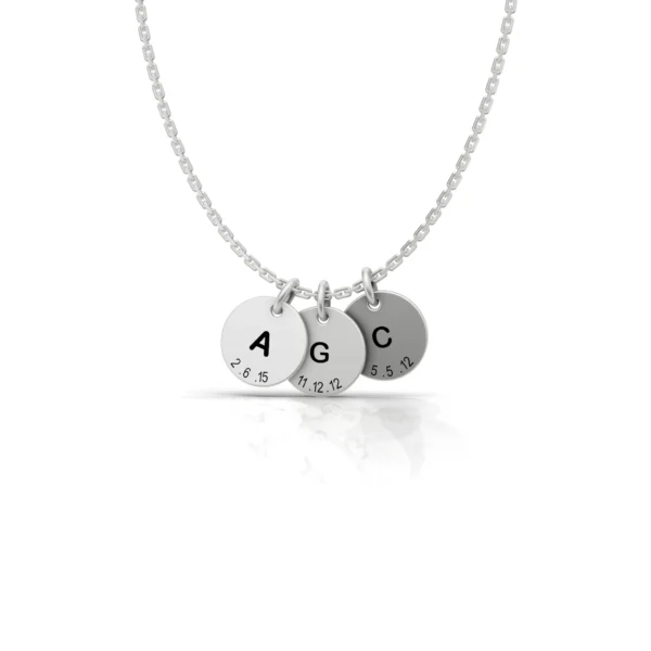 Engraved Disc Pendant