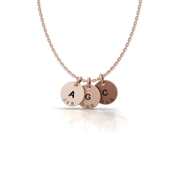 Engraved Disc Pendant