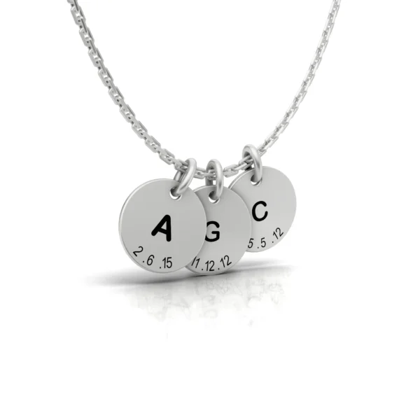 Engraved Disc Pendant