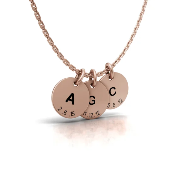 Engraved Disc Pendant