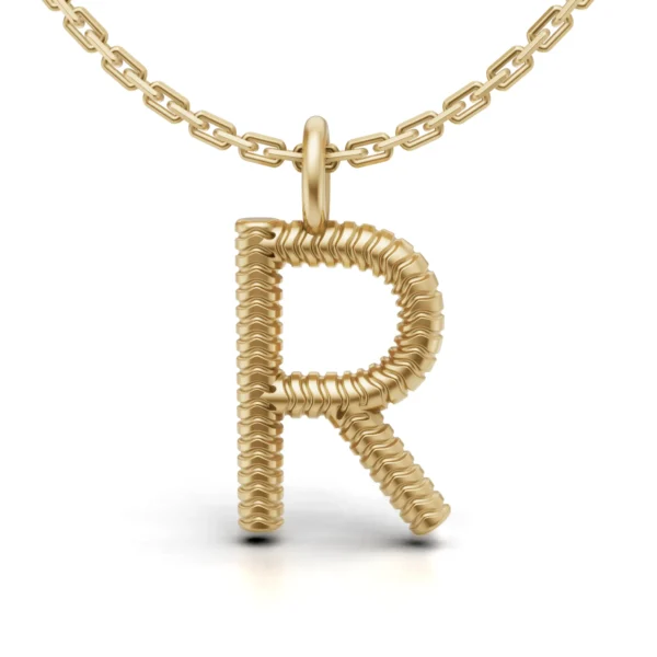 Personalized Textured Pendant
