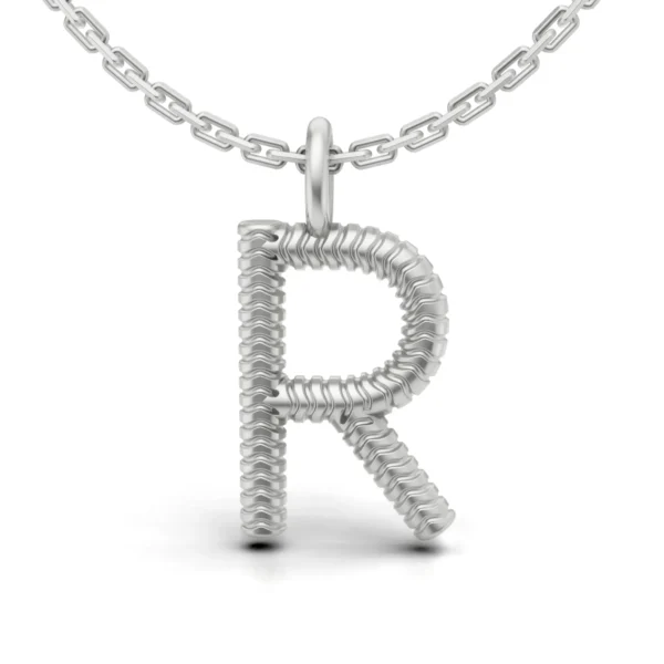 Personalized Textured Pendant