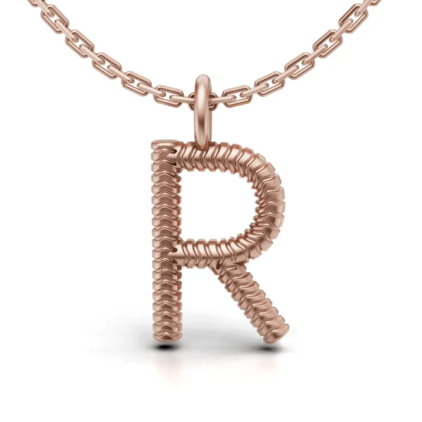 Personalized Textured Pendant