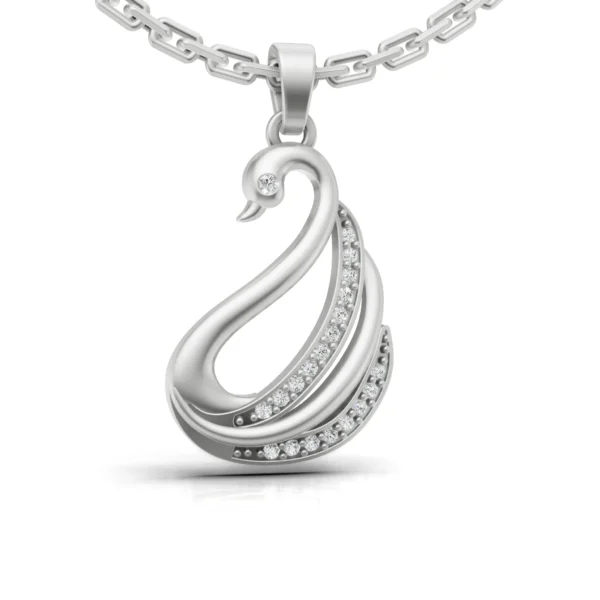 Dainty Swan Pendant