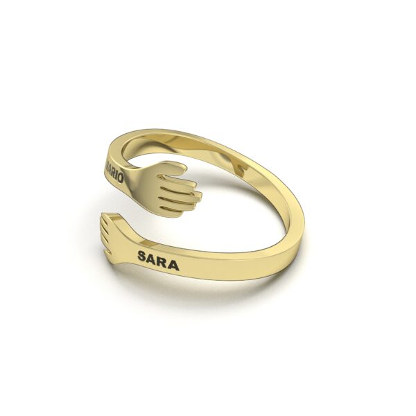 Personalized Hug Ring