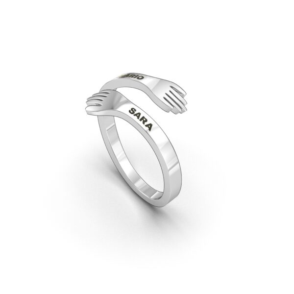 Personalized Hug Ring