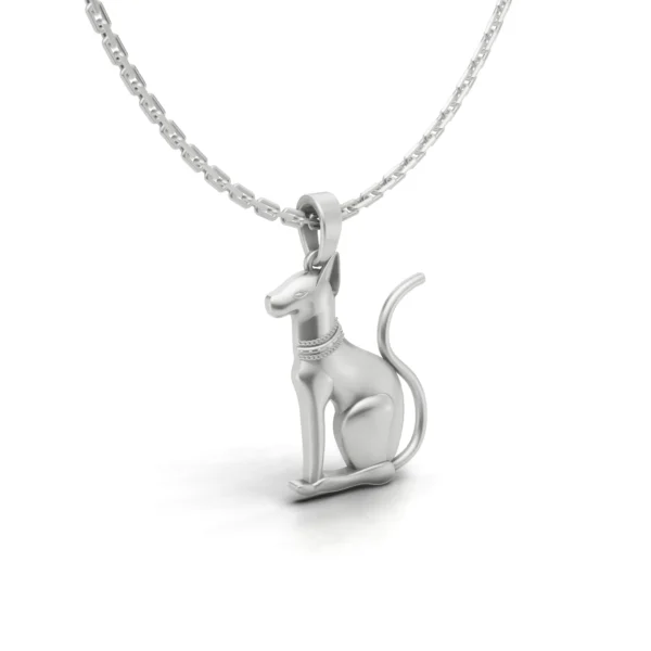 Gold Egyptian Cat Pendant