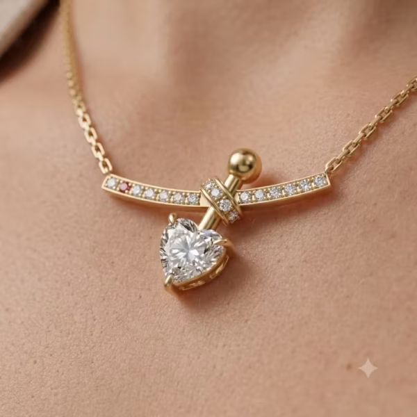 Heart Arrow Pendant