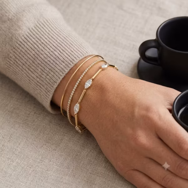 Marquise Cut Bracelet