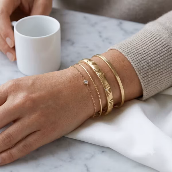 Engraved Arches Bracelet
