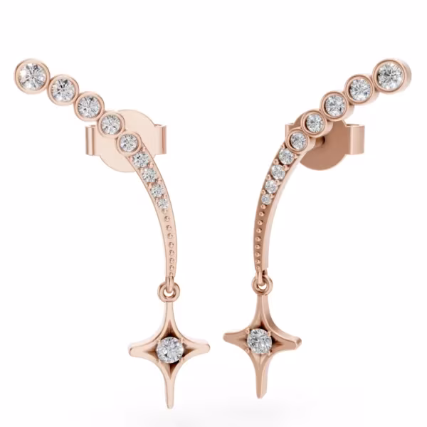 Star Crawler Earrings