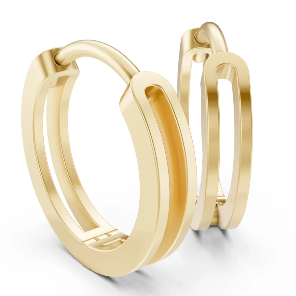Split Hoop Earrings