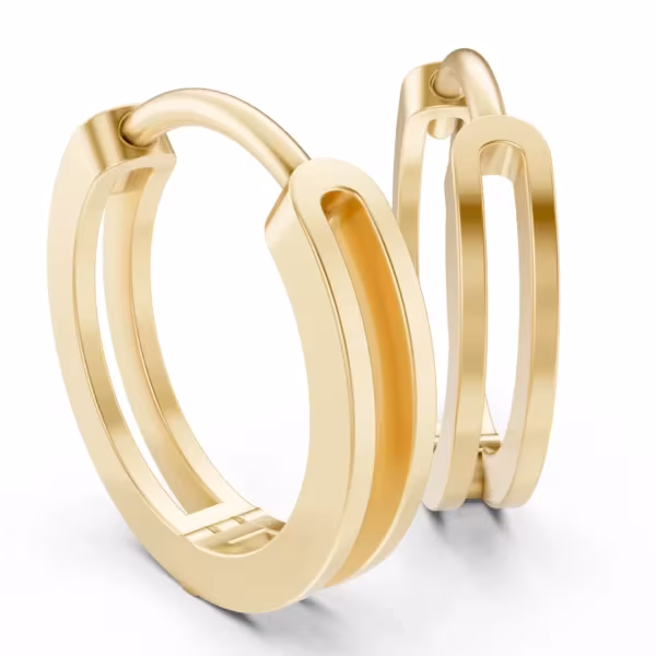 Split Hoop Earrings