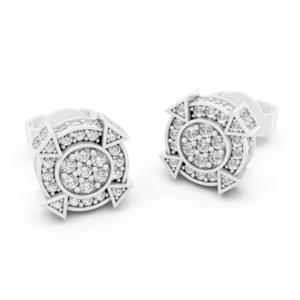 Circle Stud Earrings