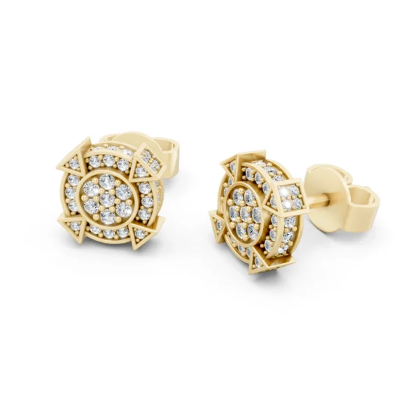 Circle Stud Earrings