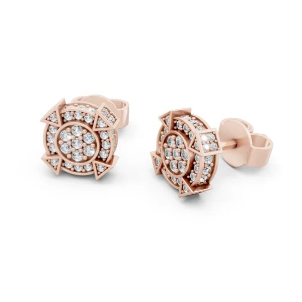 Circle Stud Earrings