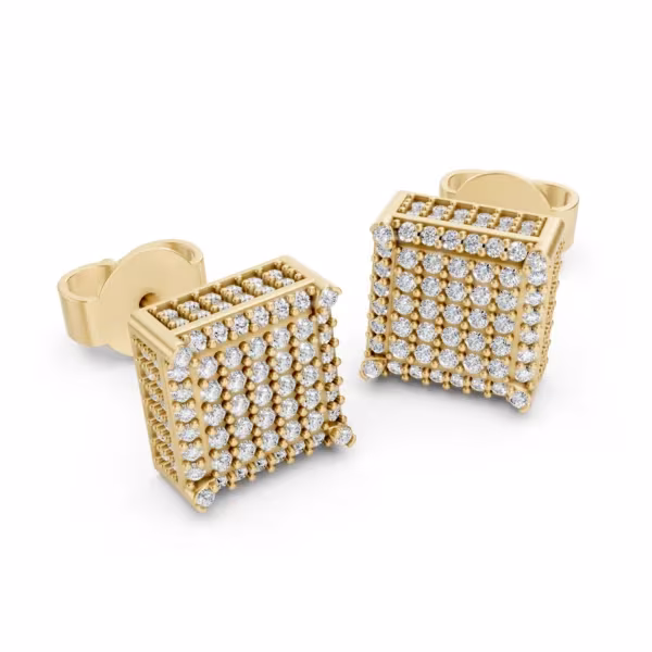 Cube Stud Earrings