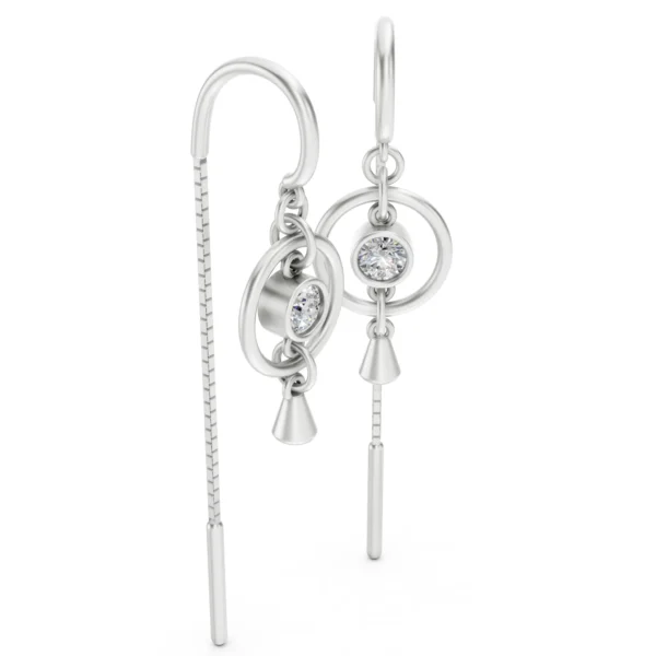 Circle Dangle Earrings