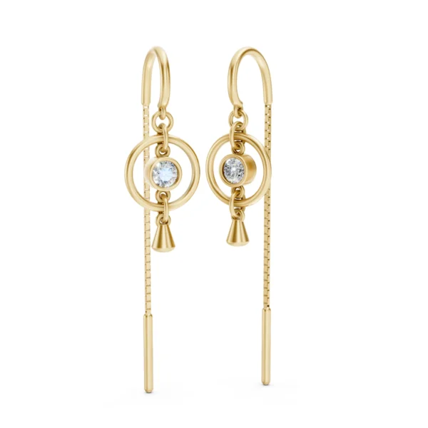 Circle Dangle Earrings