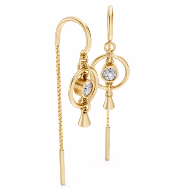 Circle Dangle Earrings