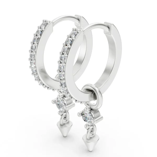 Spike Hoop Earrings