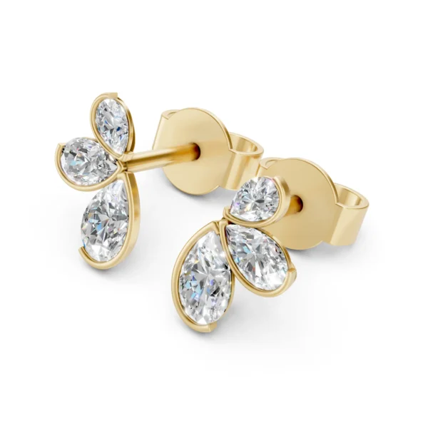 Marquise Flower Earrings
